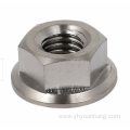 Stainless Steel Flange Nut Bolt Silver